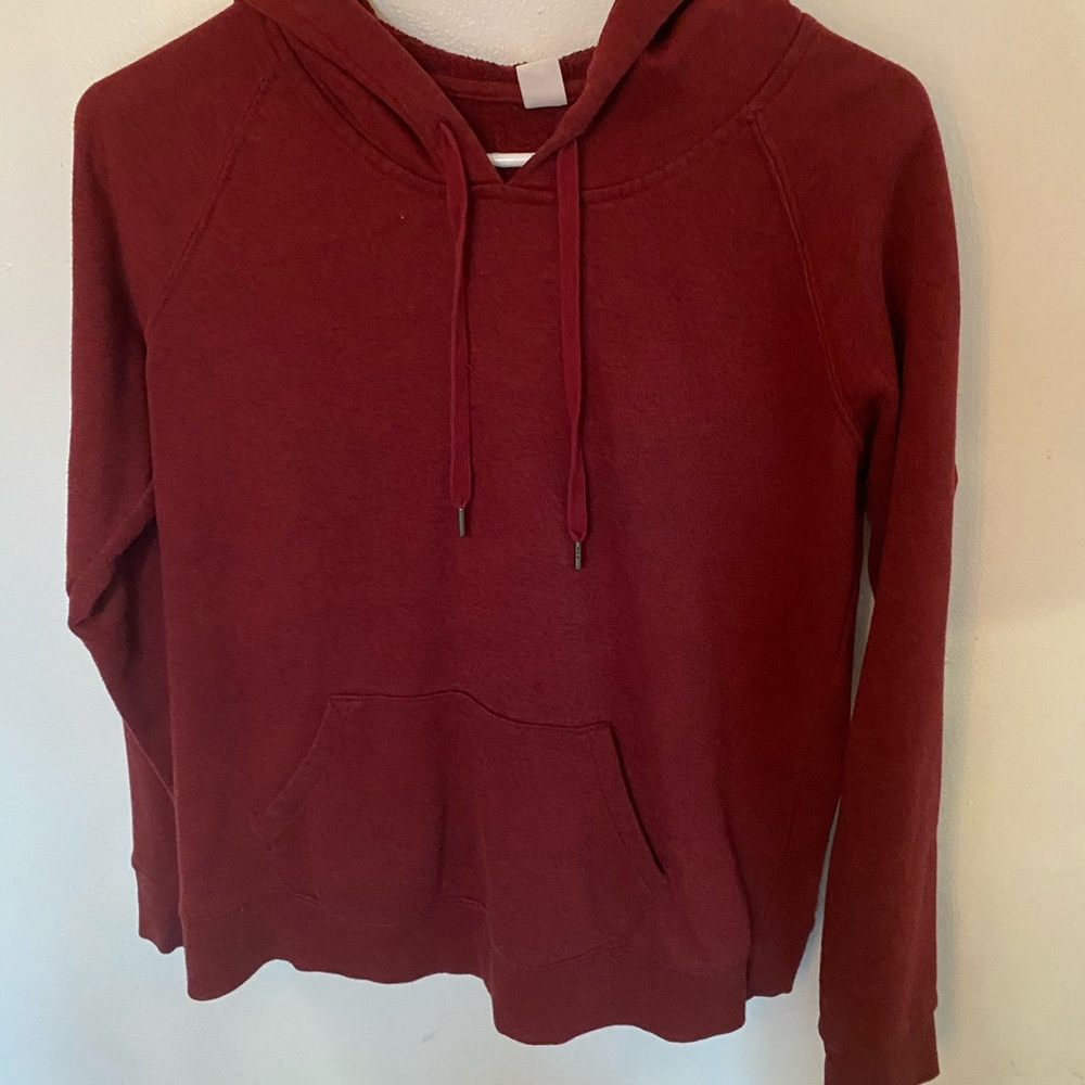 Maroon lightweight hoodie